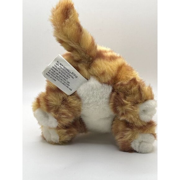 Great American Fun VINTAGE plush Small Orange Tabby Cat Sound Box NOT WORKING - Picture 6 of 8